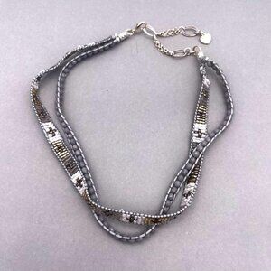 Nakamol Beaded double Strand Necklace 13 to 17 Inch